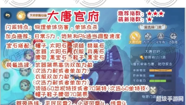 梦幻西游新门派