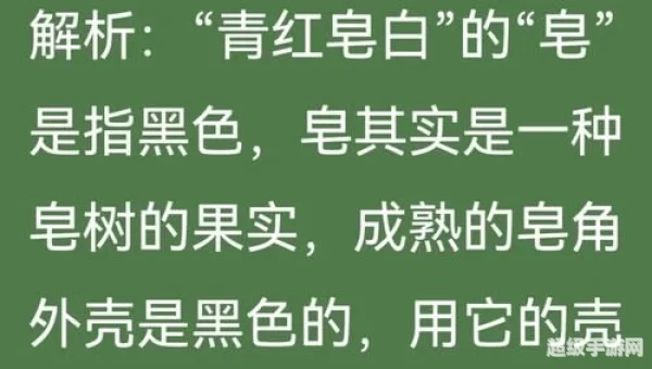不分青红皂白的皂是什么意思